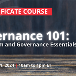 Governance 101: Boardroom and Governance Essentials