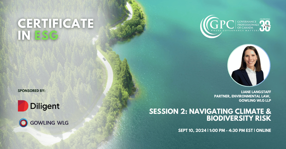 ESG Series 2: Navigating Climate & Biodiversity Risk