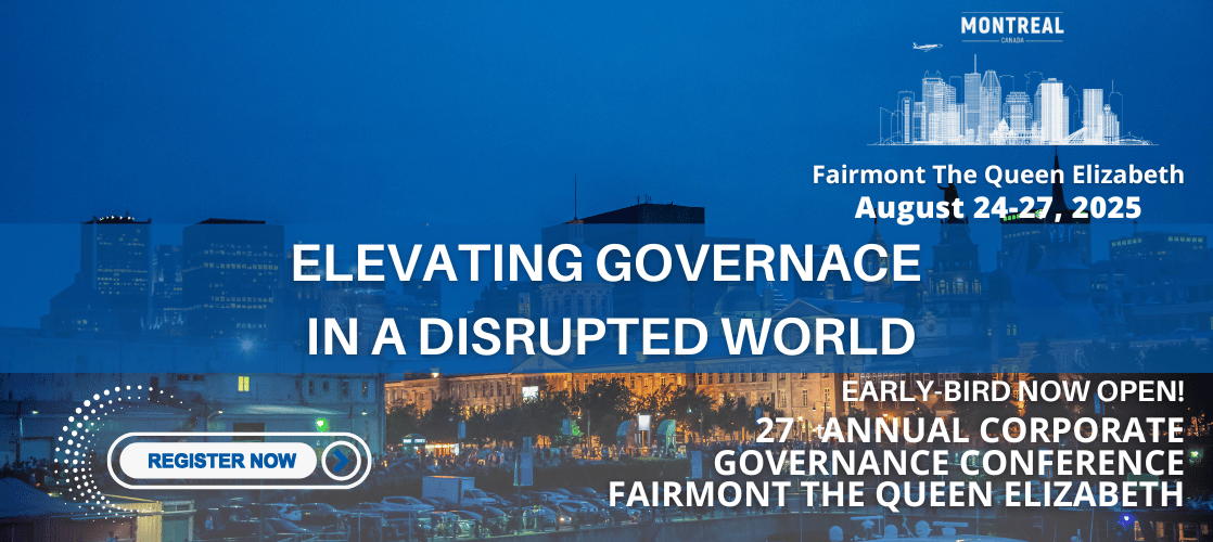 27th Annual Corporate Governance Conference Replay
