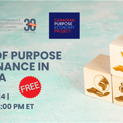What is the State of Purpose Governance in Canada?