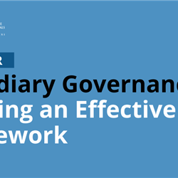 Subsidiary Governance: Creating an Effective Framework